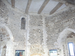 P2005C048713	Inside the Upper hall of Orford Castle.
