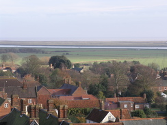 P2005C048721	The view from the roof of Orford Castle.
