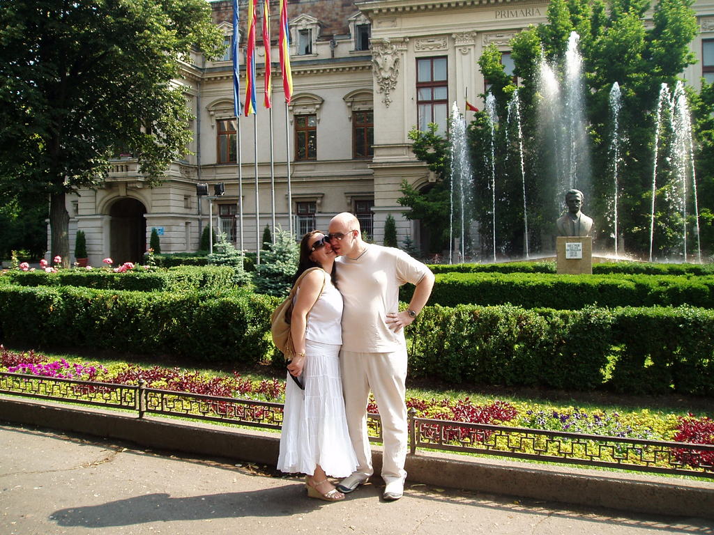 Ina and Neil in Iasi.