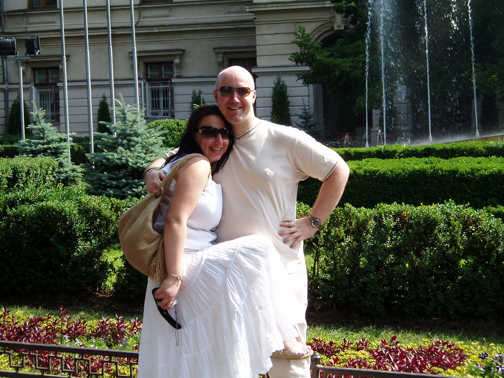 Ina and Neil in Iasi.