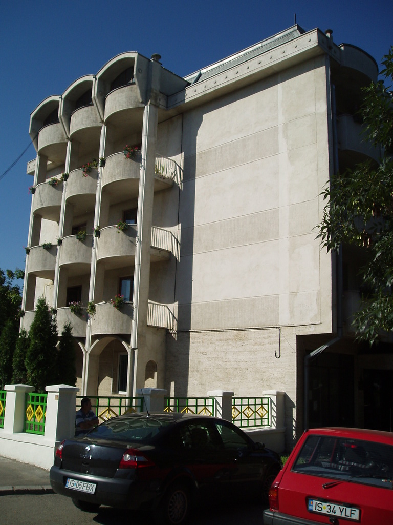 The hotel in Iasi.