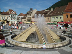 P20067030036	A fountain in Brasov.