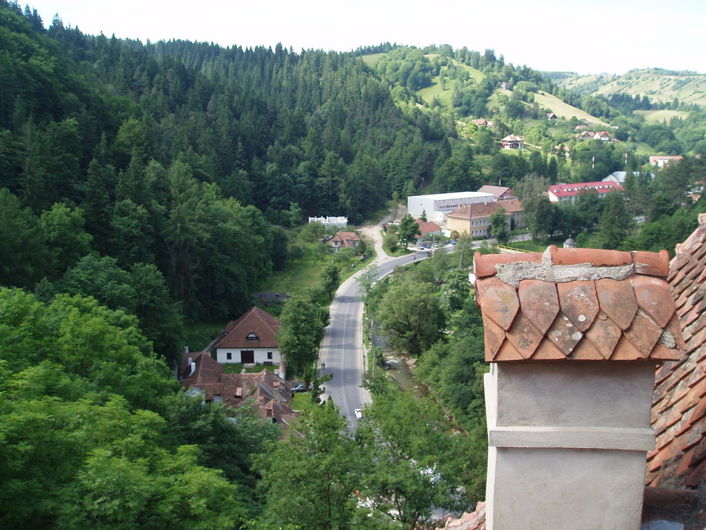 The view from Bran Castle.