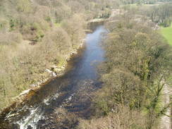 P20074070050	The River Dee viewed from the Pont Cysyllte aqueduct.