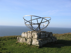 P20081272489	A memorial commemorating radar research at St Aldhelm's Head.