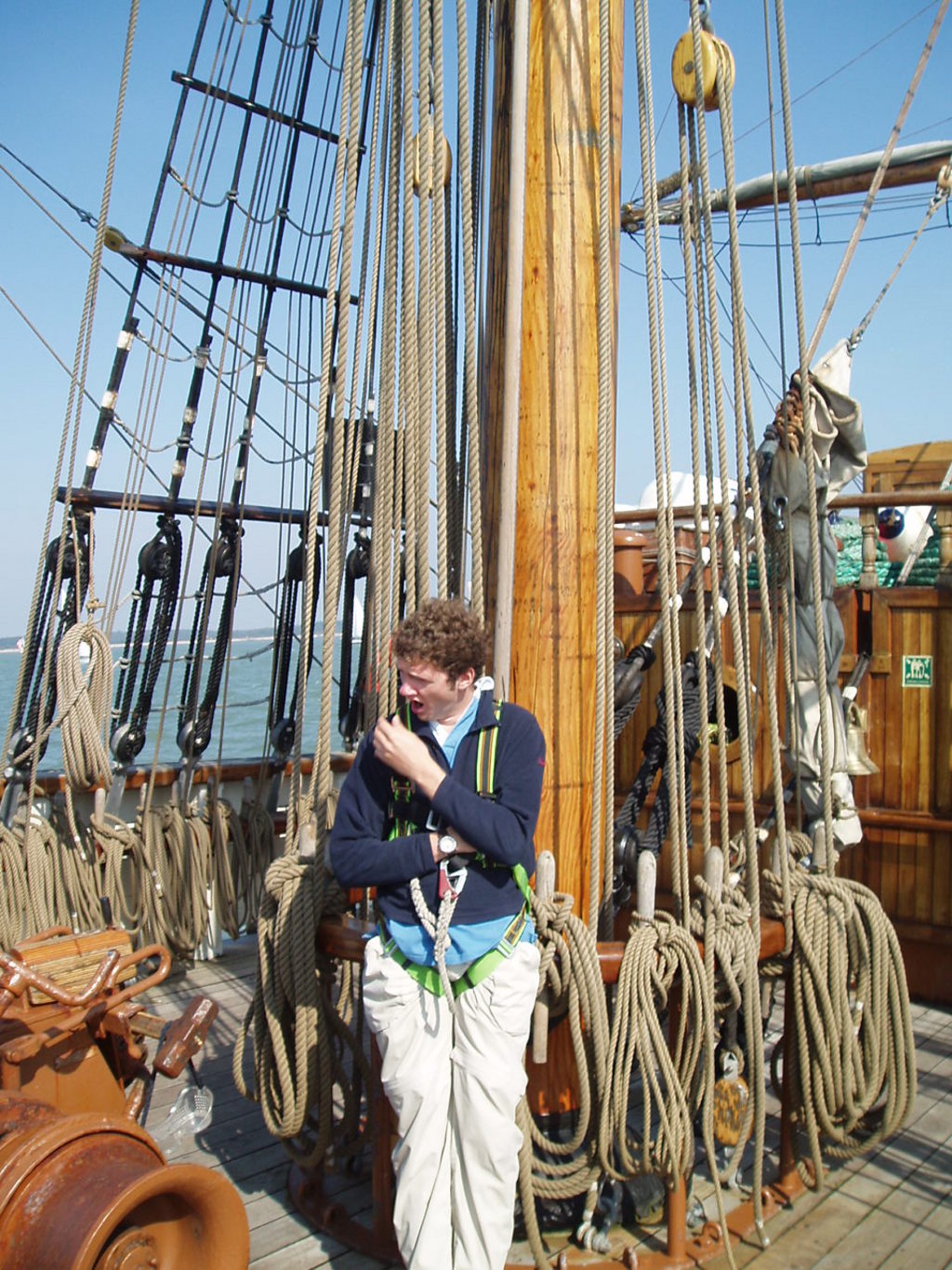 John by the fore mast.