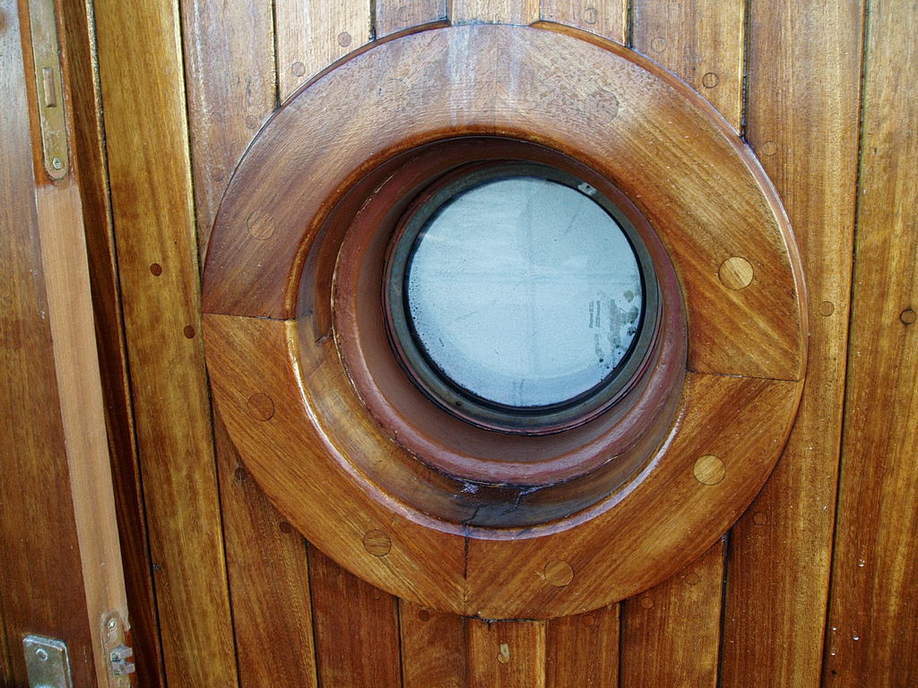 A porthole.
