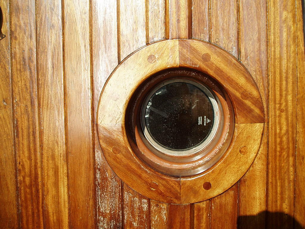 A porthole.