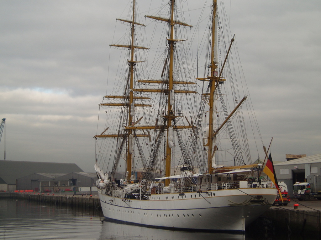 A German sail training ship.