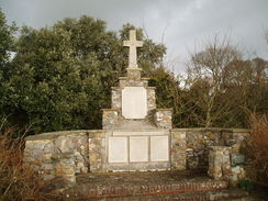 P20092190141	A war memorial near Bosham church.