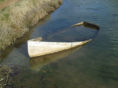 P20093090035	A sunken boat near Woodside Farm.