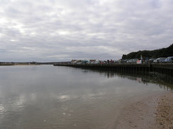 P20111021299	The shore near Mudeford Quay.