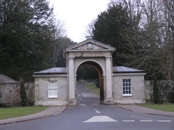 P20112012456	The gateway leading into Byrnaston School.