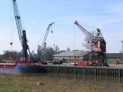 P20113243619	Cranes at Sutton Bridge Port.