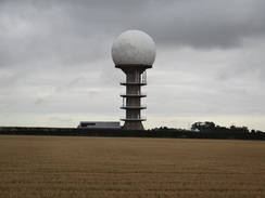 P2011DSC03048	The air traffic control radar complex.