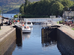 P2011DSC03709	A lock at Fort Augustus.