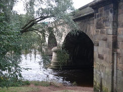 P2011DSC05171	The A7(T) bridge over the Eden in Carlisle.
