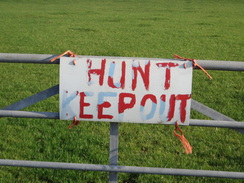 P2011DSC07720	A clear message to the local hunts.