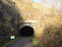 P2011DSC08139	The eastern portal of Cressbrook Tunnel.