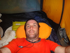 P2012DSC01926	Inside my tent.