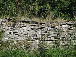 P2012DSC02562	A wall beside the path.