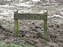 P2013DSC04811	A Saxon Shore Way marker.