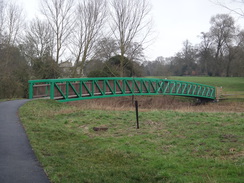 P2018DSC07644	The new footbridge between Newton Blossomville and Cold Brayfield.