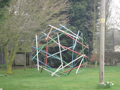 P2018DSC09228	A curious structure in a garden in Wigsthorpe.