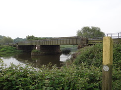 P2018DSC01087	The Nene Valley railway bridge near Orton Wistow.