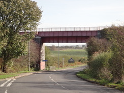 P2018DSC05747	A railway bridge to the east of Rainworth.