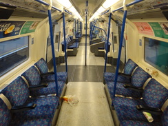 P2019DSC07060	A Northern Line tube train after New Years.