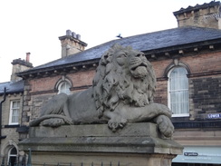 P2019DSC08137	One of the Saltaire lions.