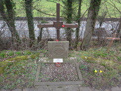 P2019DSC08295	A memorial to the crew of Lancaster bomber HZ251, lost near the canal in September 1943.