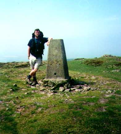 Myself at the trig point on Beacon Hill.