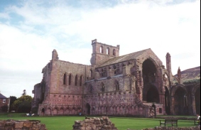 Melrose Abbey.